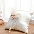 thumbnail image 3 of Ring Pillows For Wedding,Ring Bearer Pillow for Wedding Ceremony Proposal Anniversary, 3 of 5