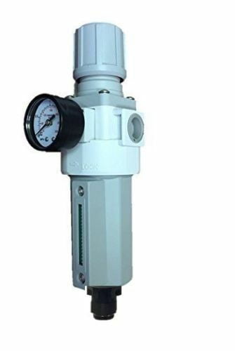 1/2" NPT Air Compressor Filter Pressure Relief Regulator Combo Auto Drain Gauge 