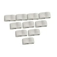thumbnail image 1 of 10 piezas de correas elásticas de nailon para sujetar cinturones. Gris claro, 1 of 9