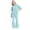 style-05 Mint Green, variant on JUMEYU Clothes Girls Toddler Baby Girls Clothes Outfits Short Sleeve Pullover T-Shirt Tops Pants Set Summer Set Size 7-8 (Black,7-8 Years)