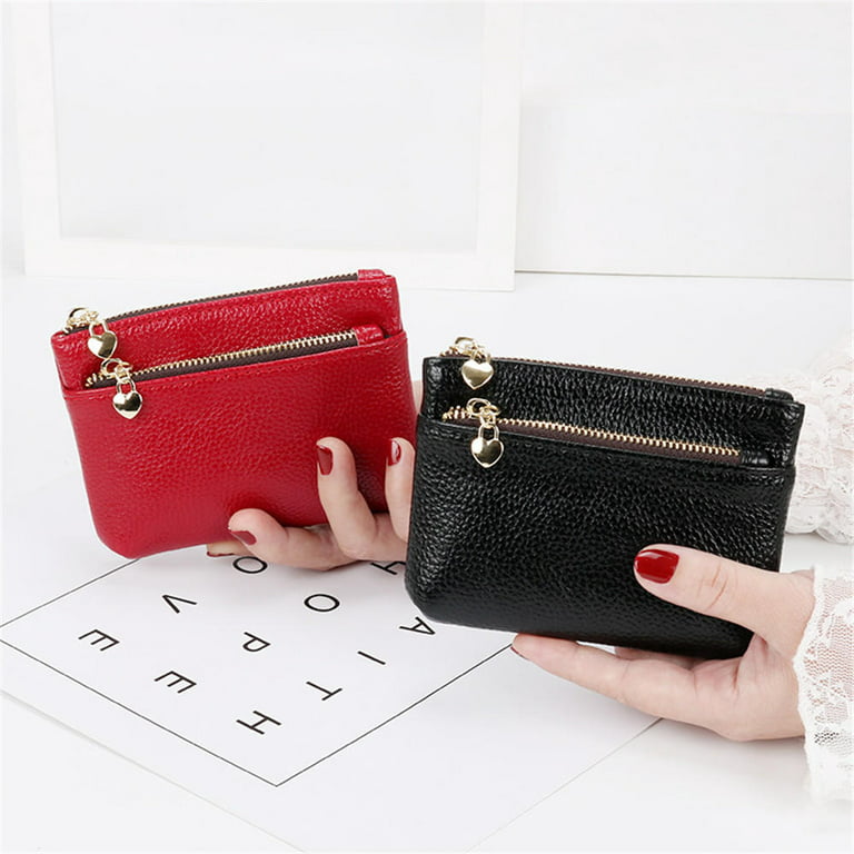 SIFANA Fashion PU Leather Coin Purse Women Change Purses Kids Pocket  Wallets Holder Zipper Pouch Card Holder 