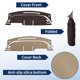 thumbnail image 4 of Cubierta del tablero Unique Bargains para Toyota RAV4 2026 sin HUD, cubierta del tablero del automóvil interior antideslizante/antipolvo de cuero sintético marrón 1 juego, 4 of 7