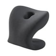 thumbnail image 4 of Reposacabezas para silla de oficina con soporte para el cuello para adultos y estudiantes, lavable, versátil y se adapta a la mayoría de las sillas de oficina. Gris oscuro, 4 of 9