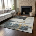 thumbnail image 6 of Addison Rugs Mayfield Washable Traditional Modern Charcoal Rectangle Rug, 8' x 10', 6 of 6