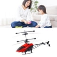 thumbnail image 4 of Juguete de helicóptero de inducción para principiantes Carga USB Aumento automático Avión RC Juguete volador para juego diario Rojo, 4 of 10