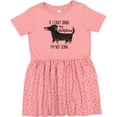 thumbnail image 3 of Inktastic If I Can't Bring My Dachshund, I'm Not Going Girls Toddler Dress, 3 of 5