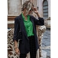 thumbnail image 4 of Zeagoo Womens Button Up Shirt Loose Drop Shoulder Blouses Long Sleeve Soft Office Dress Collar Shirt with Pockets, 4 of 6