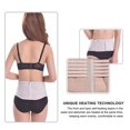 thumbnail image 2 of Self Heating Waist Brace for Pain Relief Breathable Comfortable Polyester Support Belt Unique Technology Beige Size XL, 2 of 9