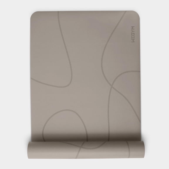 Yoga Mat, 4mm Cushioned Exercise Mat for Yoga, Pilates, Home Workouts - Anti Slip Polyurethane Suede Yoga Mat with Carrying Strap