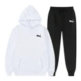 thumbnail image 4 of Sudadera con capucha para hombre, traje con estampado informal de moda sencilla, chándal deportivo de alta calidad para trotar y culturismo, Otoño e Invierno, 4 of 5