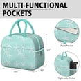 thumbnail image 6 of Lunch Bag Lunch Box for Women Reusable Insulated Lunch Bags,Water-Resistant White Starfish Cooler Lunch Tote Bag, Large Capacity for Work Travel Picnic, 6 of 6
