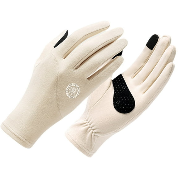 Beige Ladies Winter Gloves With Comfort Features And Thermal Warmth For Seasonal Use