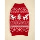 thumbnail image 1 of PETSIN Autumn And Winter Reindeer Snowflake Pattern Warm Dog Sweater, 1 of 4