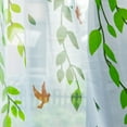 thumbnail image 6 of Curtains Cute Green Sheers Leaf Curtain Tulle Vine Window Curtains Nursery Green Sheers Ivy Pretty Curtain for Kids Living Room Bedroom Window Door Balcony (2 Pieces, 39.4 x 78.7 Inch), 6 of 8
