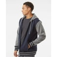 thumbnail image 2 of Independent Trading Co. Heavyweight Varsity Full-Zip Hooded Sweatshirt, 2 of 5