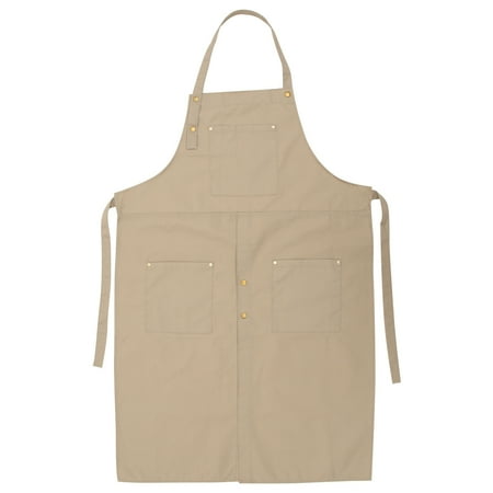 

Oil Proof Apron Chef Apron Multi-purpose Apron Painting Apron with Pockets