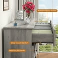 thumbnail image 6 of Winkalon Gray Dresser for Bedroom, Modern Farmhouse Wide 9 Drawer Dresser, Wood Chest of Drawers for Living Room, Bedroom, Hallway, 6 of 9