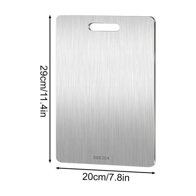 New Titanium Cutting Board Titanium Cutting Boards For Kitchen 1 Pack Double-sided Food-grade Titanium Cutting Board For Cutting Meats
