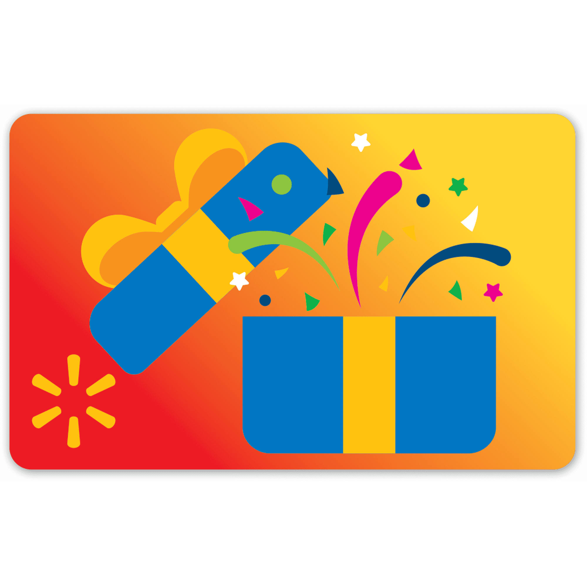Blue Gift Walmart Gift Card