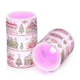 thumbnail image 7 of Yayeee Flameless Candles with Remote Flickering Battery Operated Multi Color Changing, Red Christmas House, 7 of 7
