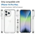 thumbnail image 2 of TECH CIRCLE For iPhone 14 Pro Max Case,[Non-Yellowing][Supports Wireless Charging] Slim Thin Shockproof Transparent Bumper Cover Full Body Protective Clear Case for Apple iPhone 14 Pro Max 6.7",Clear, 2 of 7