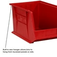 thumbnail image 6 of (2 pack) Box Partners Plastic Stack & Hang Bin Boxes 5 3/8" x 4 1/8" x 3" Clear 24/Case BINP0543CL, 6 of 7