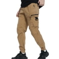 thumbnail image 5 of NIEWTR Mens Cargo Pants Casual Joggers Hiking Pants Loose Straight Athletic Workout Sweatpants with Pockets (Khaki,30), 5 of 8