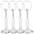 thumbnail image 1 of 4pcs Hammer Keychain Key Hanging Decoration Key Hanging Pendant Key Holder Ring, 1 of 7