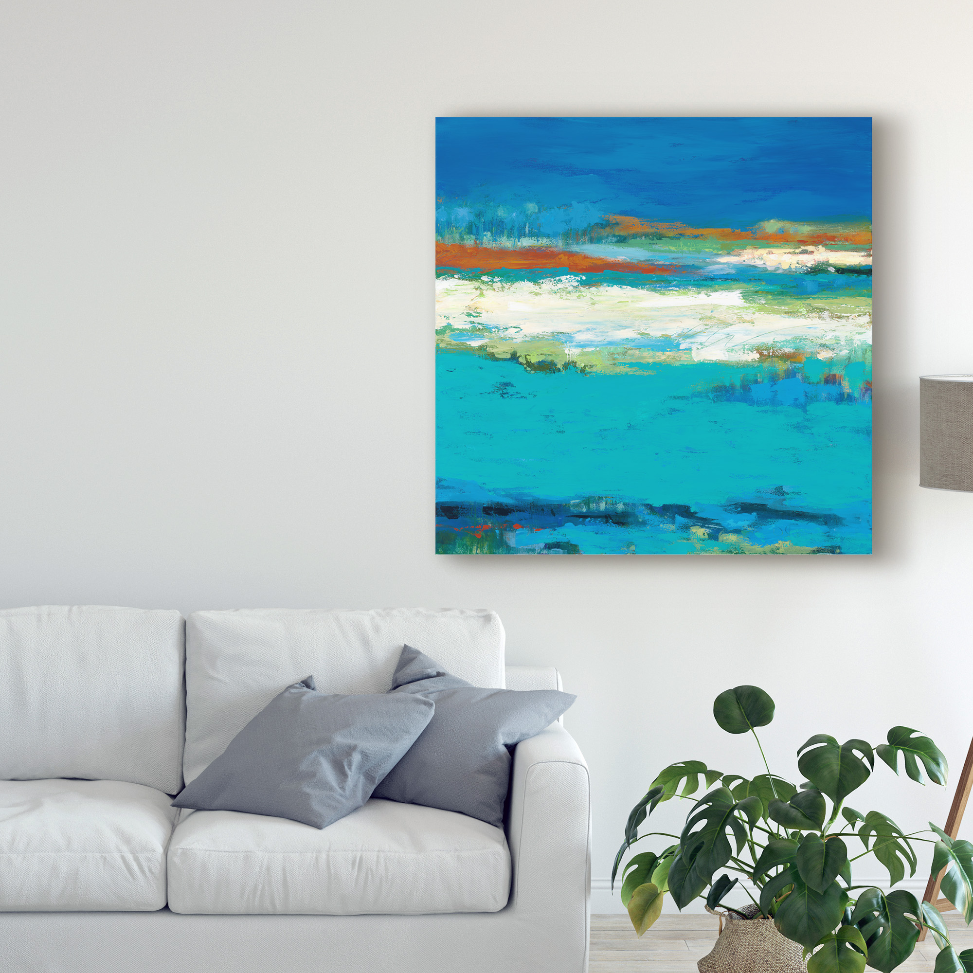 Trademark Fine Art 'Aisle of White' Canvas Art by Janet Bothne