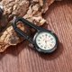thumbnail image 3 of black Men's Watch, Carabiner Clip Watch, Backpack Belt Pocket Watch with Luminous Dial for Hiking or Climbing, 3 of 5