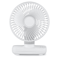 thumbnail image 2 of Ventilador de escritorio pequeño, ventilador portátil silencioso, ventilador personal con pilas recargables para la mesa de escritorio del dormitorio de la oficina en el hogar, 4 velocidades Fokelyi 220270-1, 2 of 9