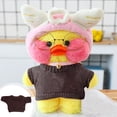 thumbnail image 3 of 12-Inch Plush Duck Sweater Set, Fashion Doll Clothes Accessories for Stuffed Animals, DIY Outfits for 12-Inch Plushies, Stylish Knitted Mini Apparel B#191 Multicolor, 3 of 3