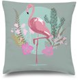 thumbnail image 1 of Awkward Styles Flamingo Decorative Pillow Covers Flowers Throw Cushion Case, 1 of 2