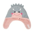 thumbnail image 2 of FlapJackKids - Chapeau Sherpa Réversible Dino Rose G 4-6 Ans+, 2 of 5