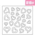 thumbnail image 4 of Tira de manicura francesa blanca, 2 hojas, forma artística de uñas, guías de punta de flecos, pegatina, herramienta de decoración de puntas de línea DIY, 4 of 5