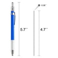 thumbnail image 4 of 5 Pcs Welders Pencil with 60 Pcs Round Silver Refills, Metal Marker Pen Metal Carbide Scriber Mechanical Pencils, 4 of 7