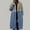 Light Blue, variant on Womens Winter Warm Lapel Fuzzy Coat Jacket Overcoat Spliced Mid Length Coat Suit Collar plus Size Coat Tops for Women Jackets Ladies Women Fashion Thick Women's Cover up Warm Clothes for Women Women's