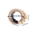 thumbnail image 2 of Arts & Crafts & DIY Toys Teether Beads for Babies Silicone Candy Teething for Crib Accessory and Baby Rattle Chain, 2 of 7