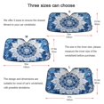 thumbnail image 5 of ALAZA Vintage Mandala Boho-t7 Windshield Sun Shade Car Foldable Visor Block UV Rays Protector 57"x31.5", 5 of 8