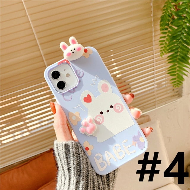 Carcasa Para Huawei Nova 7 8 8i 9 10 SE Pro Cute Bear Orejas De Conejo Funda Suave Para Teléfono