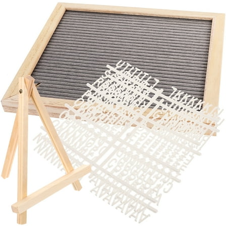 Felt Letter Board Decor Bulletin Double-sided Message Baby Shower Latter DIY Desktop