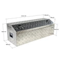 thumbnail image 4 of Inspirer Studio Boîte à Outils de Remorque VTT en Aluminium Robuste avec Verrou (44 Pieds'x15 Pieds'x15 Pieds' Argent), 4 of 10