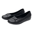 thumbnail image 3 of Zapatos planos Antideslizantes perfecl PU para Cocina Oficina Interior 25 cm, 3 of 8