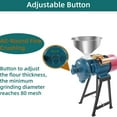thumbnail image 5 of 2200W Electric Grain Mill Grinder with Funnel, Adjustable Output Thickness 220V  & Home Corn Grinder Machine for Rice, Cereals, Spices, Red Beans Feed Mill (Dry Food), 5 of 18