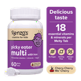 thumbnail image 3 of (2 pack) Renzo’s Picky Eater Multivitamin for Kids, Sugar-Free, Vegan Melty Tabs, Immune Support, Cherry Flavor, 60 Count, 3 of 18