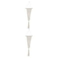thumbnail image 3 of maskred Flower Planter Hanger Creative And Modern For Plants Easy To Maintain Versatile white 22-3 2Set, 3 of 6