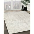 thumbnail image 3 of Ahgly Company Machine Washable Indoor Rectangle Traditional Pale Silver Gray Area Rugs, 4' x 6', 3 of 7