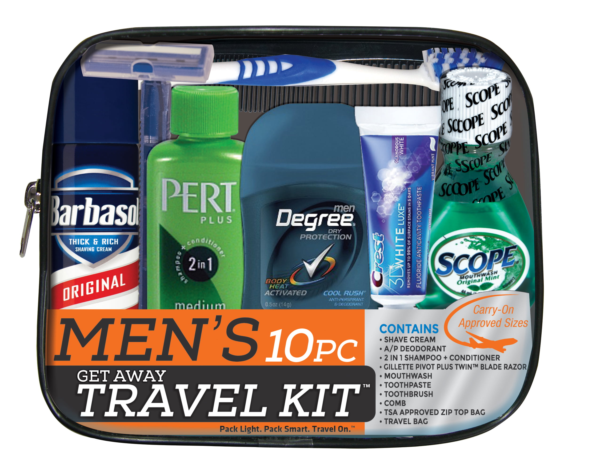 the man company 10 in 1 travel kit