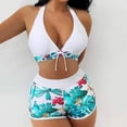 thumbnail image 2 of CONZONE Womens Bikini Sets 2 Peice Swimsuits for Women High Waisted Tropical Hawaii Graphic Lightweight Summer Beach Bathing Suits, 2 of 6