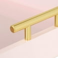 thumbnail image 2 of Kate and Laurel - Lipton Decorative Tray with Polished Gold Metal Handles, Soft Pink, 2 of 4